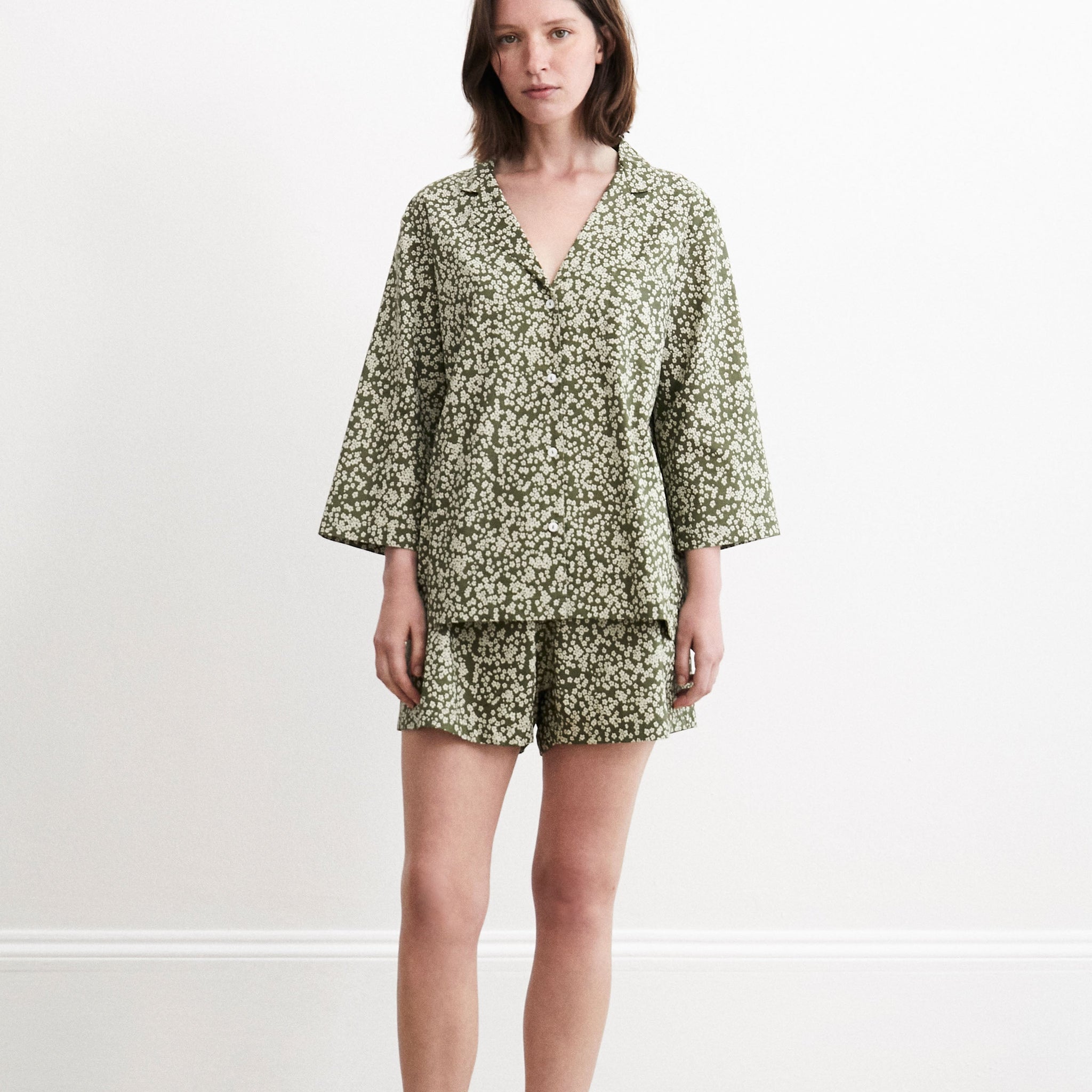 Classic Lila Pyjama Shorts Set