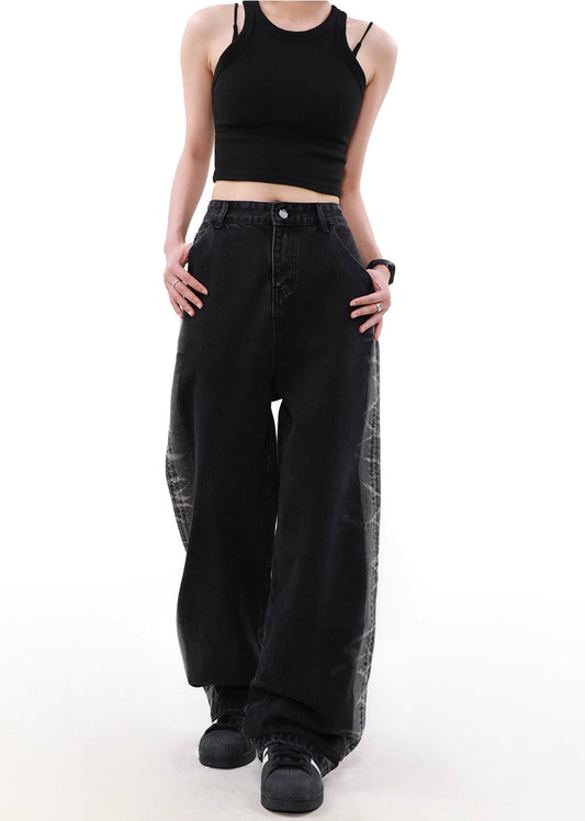 Sideline washed wide load denim pants