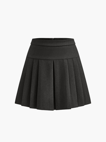 Versatile Pleated Mini Skirt