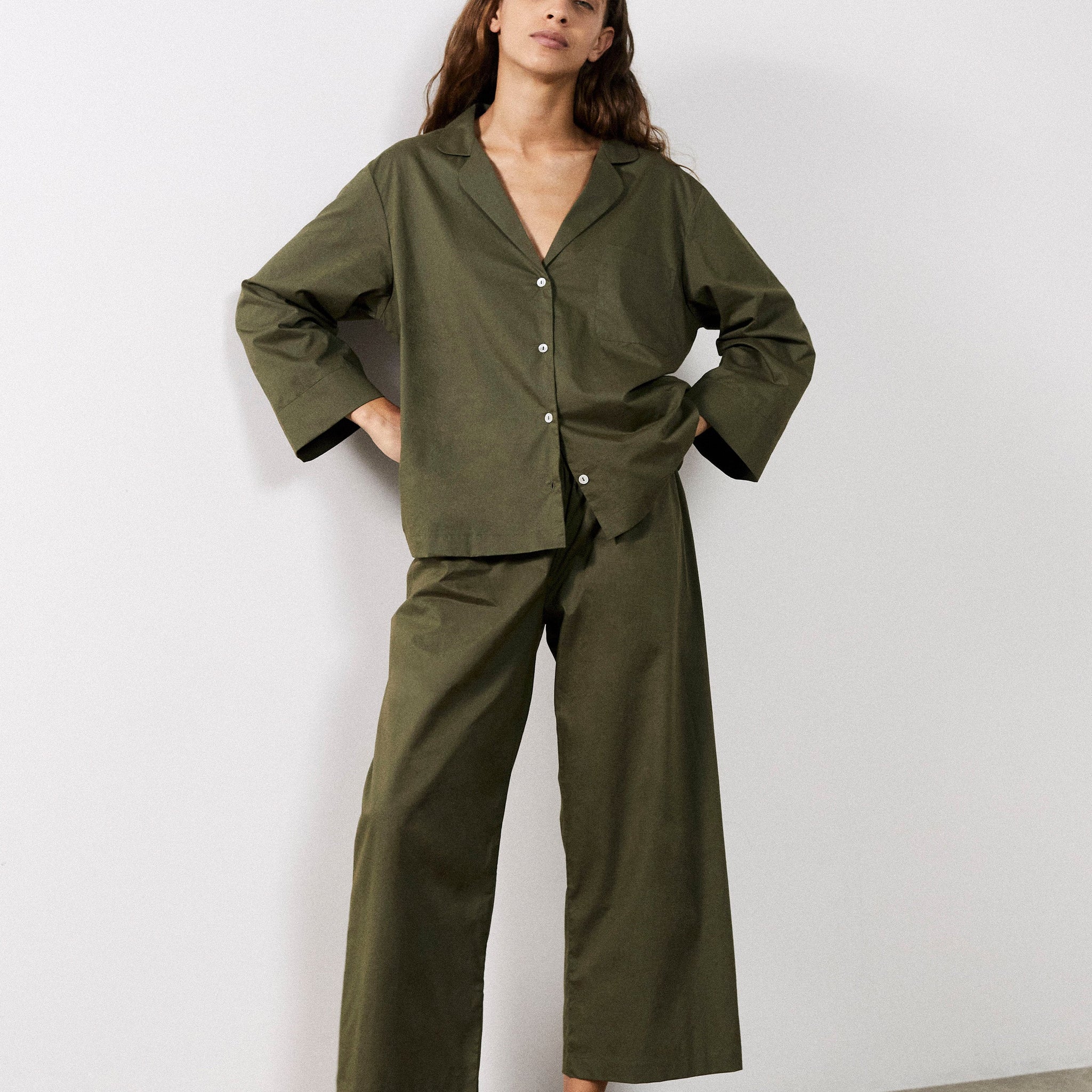 Relaxed Olive Pyjama Set